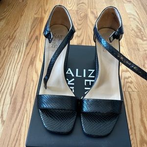 Naturalizer Rayner Heels Black Snake